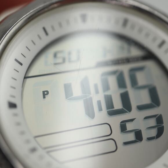 Relic by Fossil White Digital Watch 42mm Alarm Chrono Silicone w New Battery - Picture 9 of 16